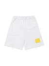 Dsquared2 Logo-appliqué Cotton Shorts In White