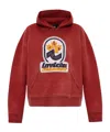 Dsquared2 Logo-appliqué Hoodie In Brown