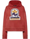 Dsquared2 Logo-appliqué Hoodie In Rot
