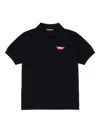 Dsquared2 Logo-appliqué Polo Shirt In Black