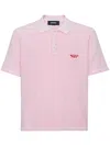 Dsquared2 Tennis Fit Polo In Pink
