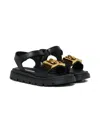 Dsquared2 Sandals With Decorative Buckles In Black