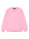 Dsquared2 Logo-appliqué Sweatshirt In Pink