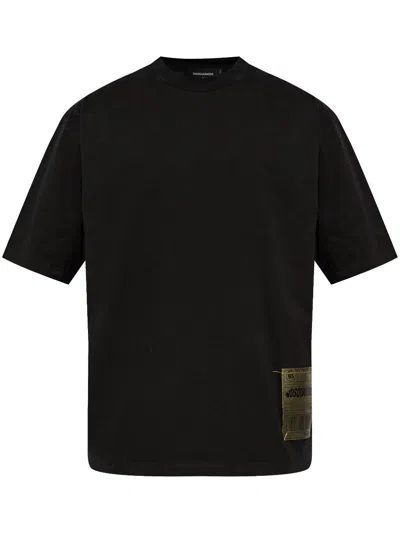 Dsquared2 Short-sleeved T-shirt In Black