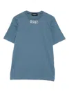 Dsquared2 Logo-appliqué T-shirt In Blue