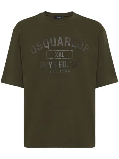 Dsquared2 Short-sleeved T-shirt In Green