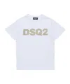 Dsquared2 Logo-appliqué T-shirt In White
