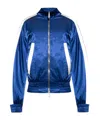 Dsquared2 Logo Appliqué Track Jacket In Blue