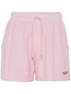 Dsquared2 Logo-appliqué Track Shorts In Pink
