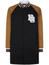 Dsquared2 Logo-appliqué Varsity Coat In Black