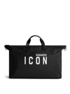 Dsquared2 Be Icon Duffle Bag In Black
