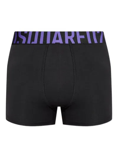 Dsquared2 Logo-band Boxers In Black