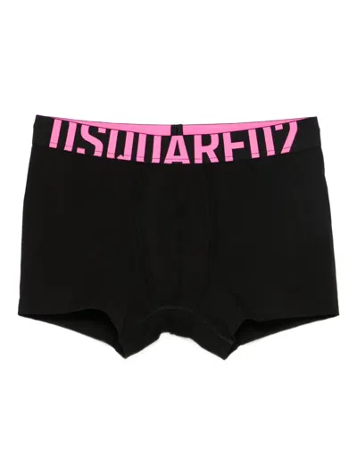 Dsquared2 Logo-band Boxers In Black