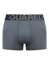 Dsquared2 Logo-band Boxers In Gray