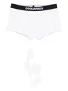 Dsquared2 Dsquaredwhite Boxer Briefs In White