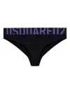 Dsquared2 Logo-band Briefs In Black