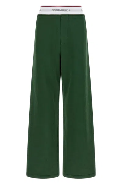 Dsquared2 Jogginghose Mit Logoband In Green