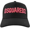 Dsquared2 Logo Baseball Cap Black In Black
