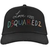 Dsquared2 Logo Baseball Cap Black In Black