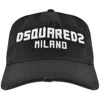 Dsquared2 Logo Baseball Cap Black In Black