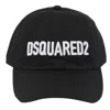 Dsquared2 Logo-appliqu Cotton Cap In Black