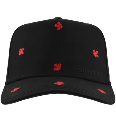 Dsquared2 Logo Baseball Cap Black In Multi