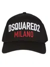 Dsquared2 Logo Baseball Cap In Nero