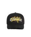 Dsquared2 Logo Baseball Cap In Orange