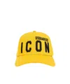 Dsquared2 Icon Baseball Cap In Yellow