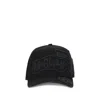 Dsquared2 Black Baseball Cap With Logo Patches Men