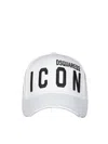 Dsquared2 Be Icon Baseball Cap In White