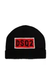 Dsquared2 Logo Beanie In Black