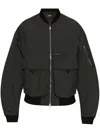 Dsquared2 Mens Black Superlight 80's Bomber Shell Jacket In Schwarz