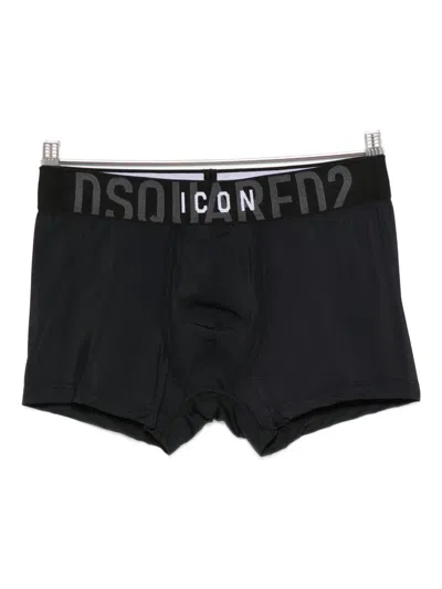 Dsquared2 Logo Boxers In Black