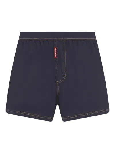Dsquared2 Logo Boxers In Blue