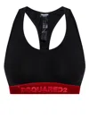 Dsquared2 Logo Bra In Black