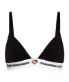 Dsquared2 Logo Bra In Black