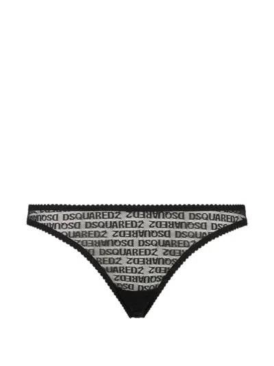 Dsquared2 Logo Brazilian Briefs In Black