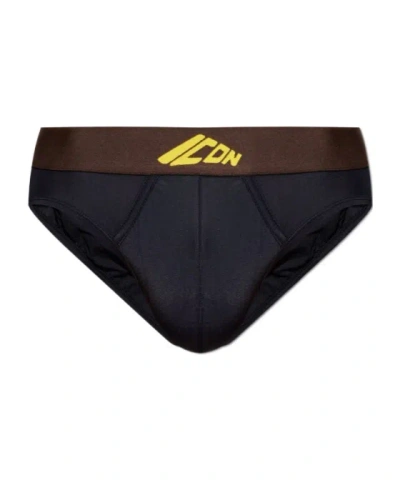 Dsquared2 Logo Briefs In Black