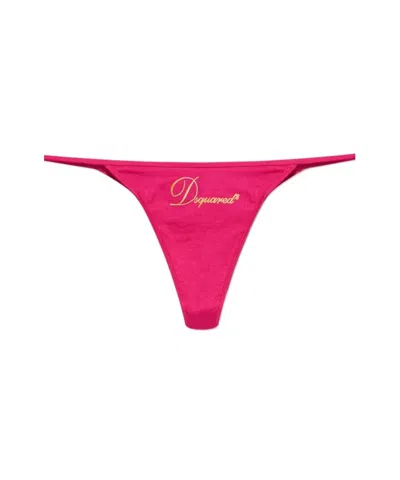 Dsquared2 Logo Briefs In Pink