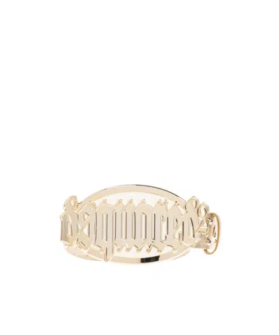Dsquared2 Logo-buckle Belt In White