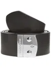 Dsquared2 Logo-buckle Belt In Black