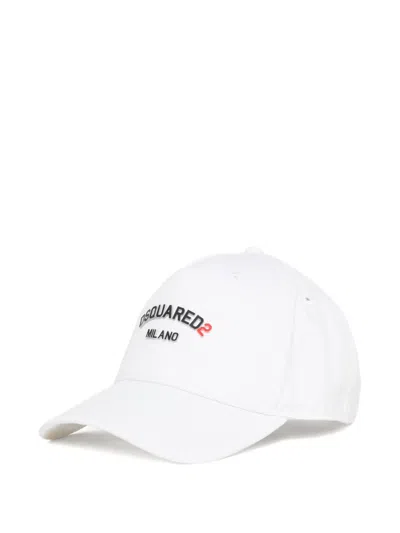 Dsquared2 Kids' Logo Cap In White