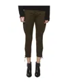 Dsquared2 Women's Cargo Cotton Trousers In Black
