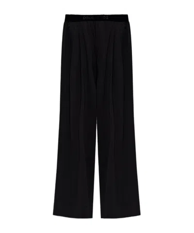 Dsquared2 Logo Casual Pants In Black