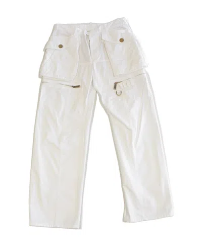 Dsquared2 Logo Casual Pants In White