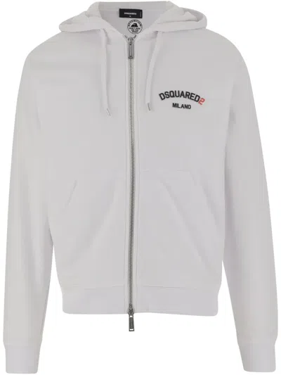 DSQUARED2 LOGO COTTON HOODIE