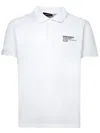 Dsquared2 Logo Cotton Polo Shirt In White