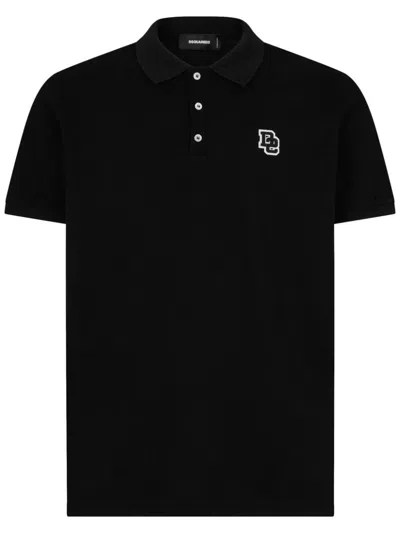 Dsquared2 Black Tennis Fit Polo