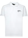 Dsquared2 Logo Cotton Polo Shirt In White